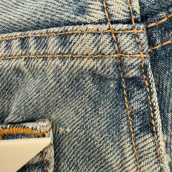 SLVRLAKE London Jeans Size 25 Salt Flats 100% Cotton High Rise Denim Straight - Picture 8 of 16